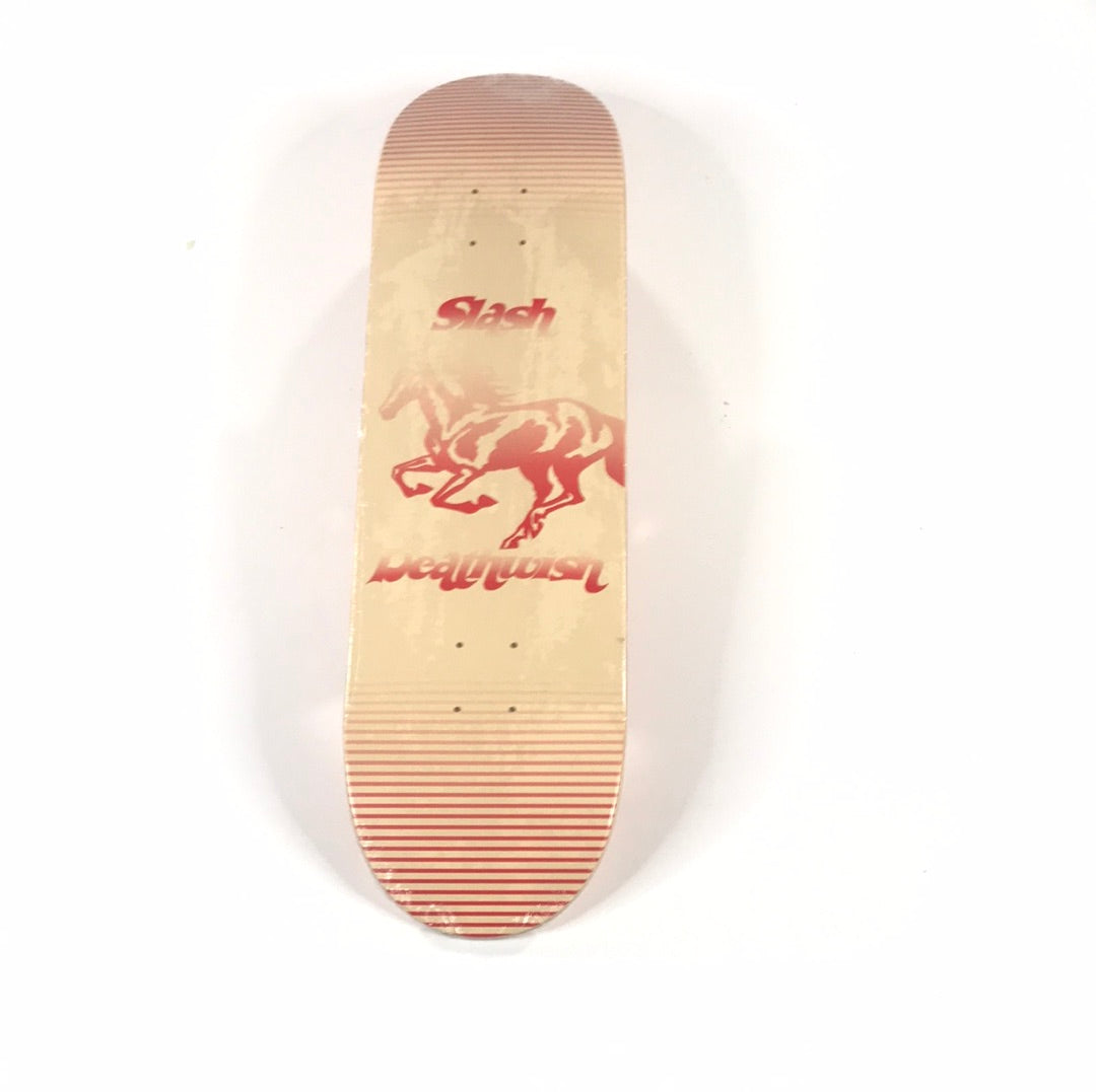 Deathwish Brian Slash Hansen Wild Horses Yellow/Red 8.38 Skateboard Deck