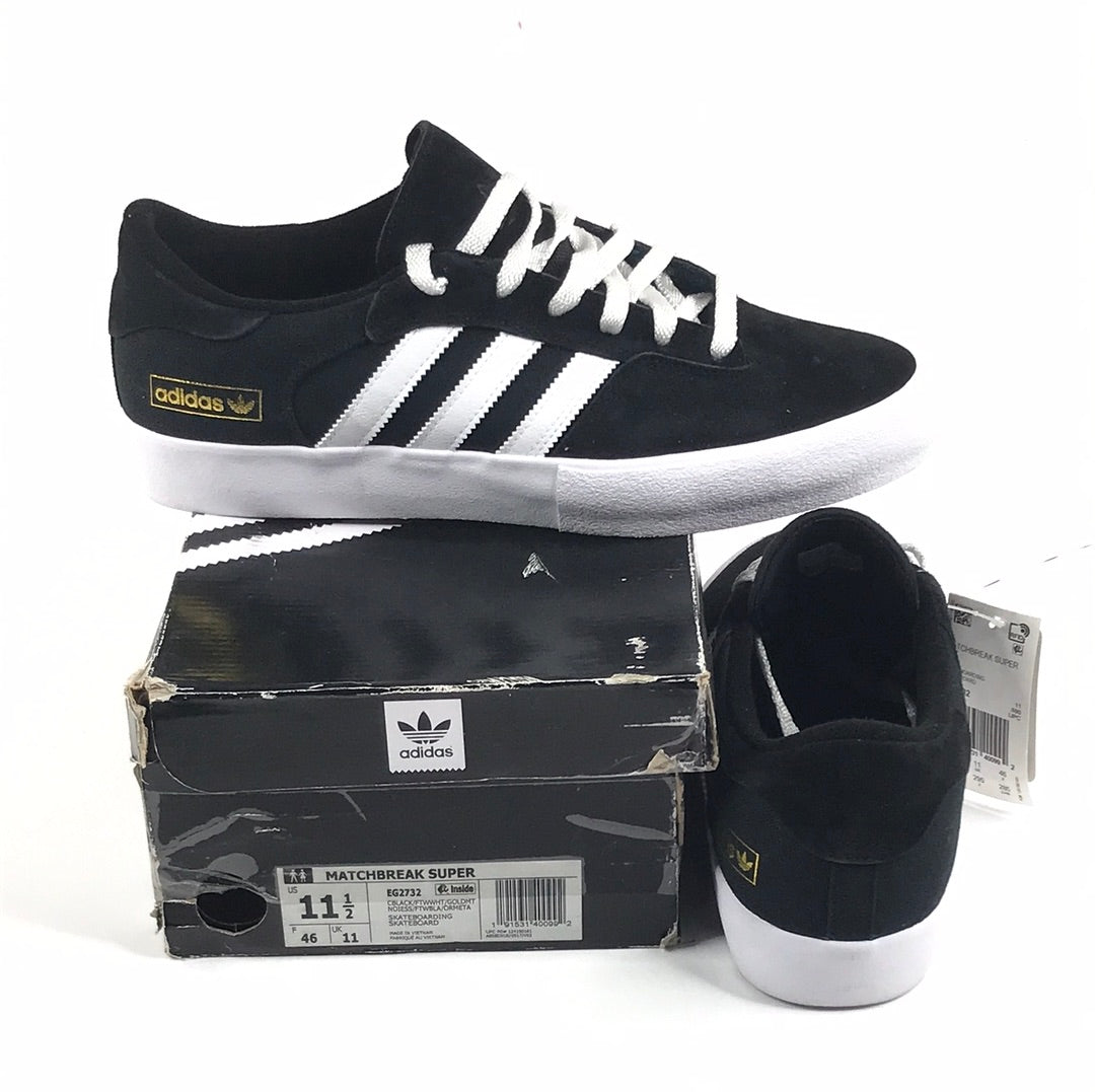 Adidas Skate Matchbreak super Cblack/Frwwht/Goldmt EG2732 US Mens Size 11.5