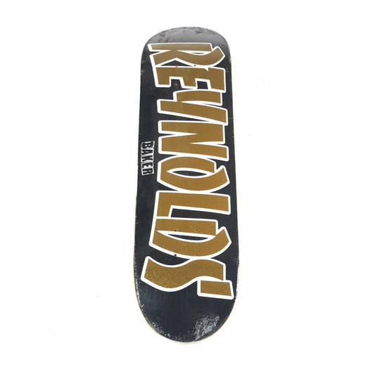 Baker Andrew Reynolds Thrasher Lettering Black/Gold 8.0 Skateboard Deck