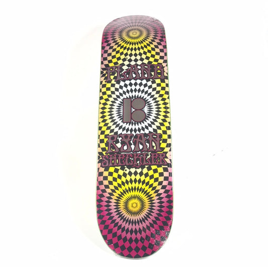 Plan B Ryan Sheckler Kaleidoscope Trippy Pink/Yellow 7.75" Skateboard Deck