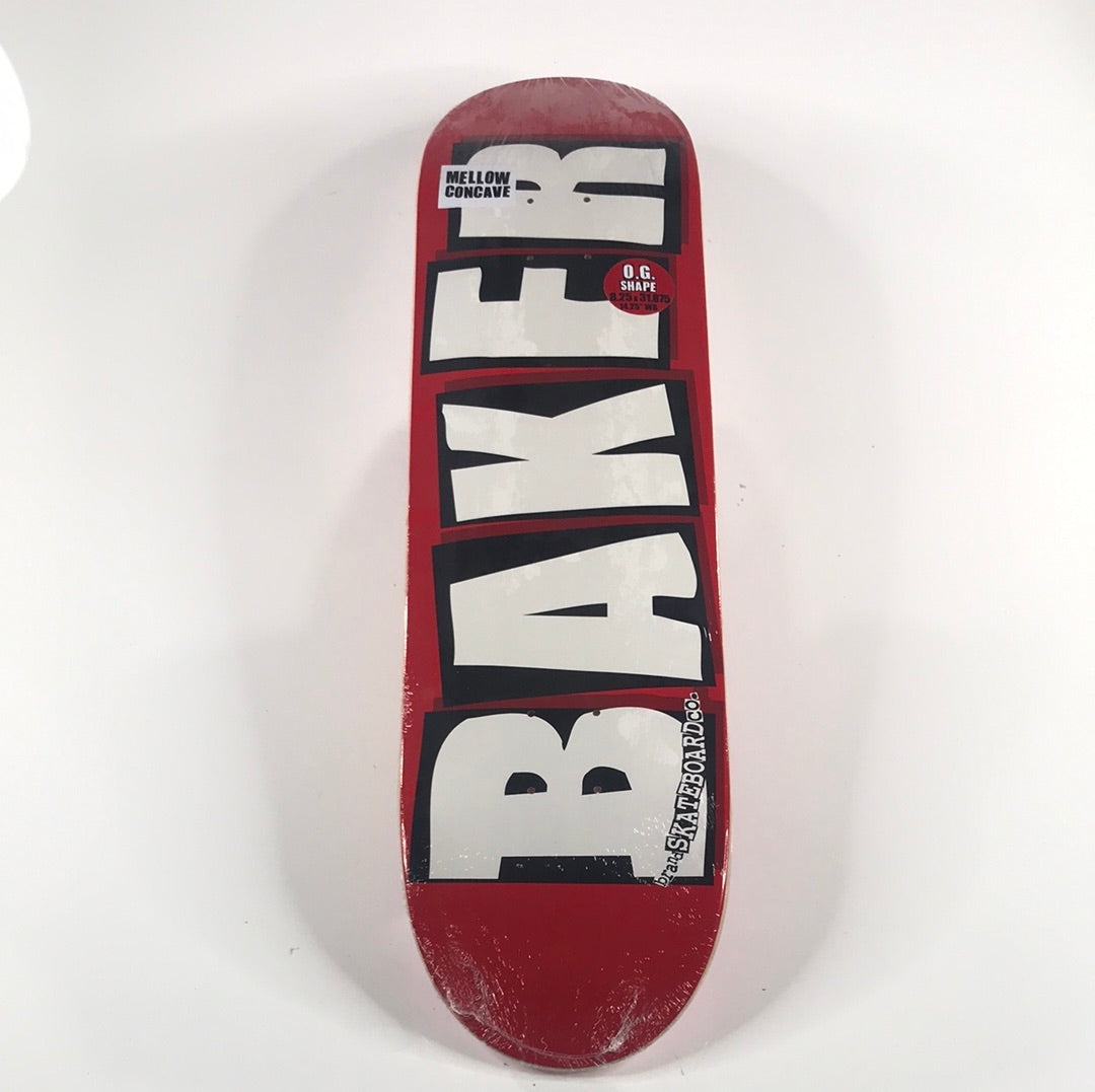 Baker Team Brand Logo Red 8.25 Skateboards deck