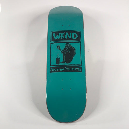 WKND Austin Gillette Drinking Blue 8.625 Skateboard Deck