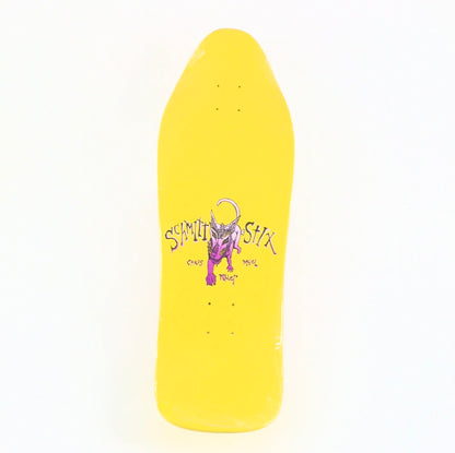 Schmitt Stix Chris Miller Cat Yellow 9.8 Skateboard deck