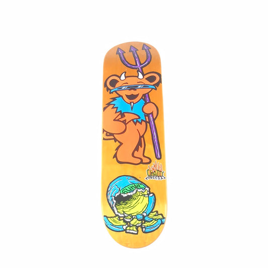 Pocket Pistol Skates Chatty Division Devil Bear 8.38 Skateboard Deck