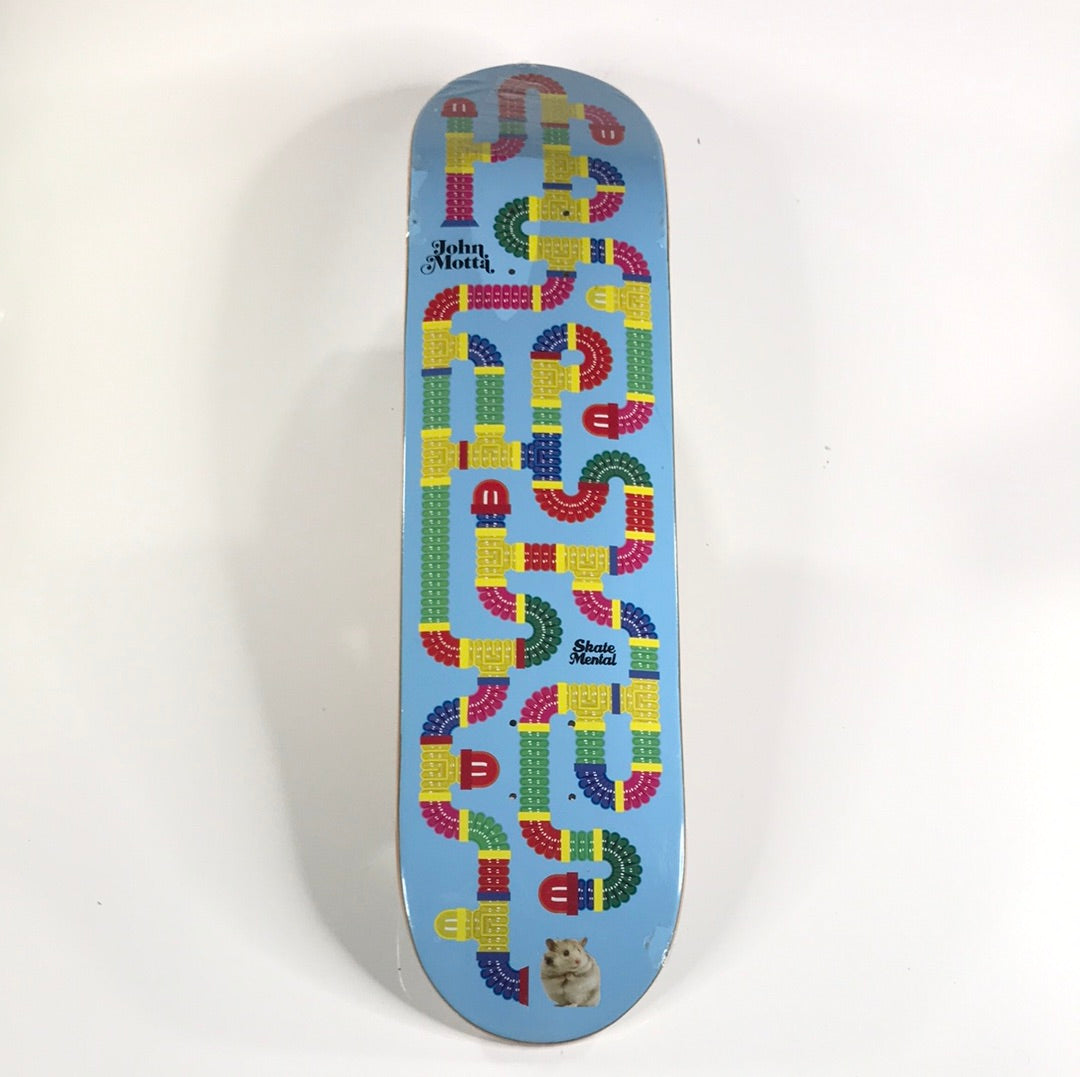 Skate Mental John Motta Hamster Blue 8 Skateboard Deck