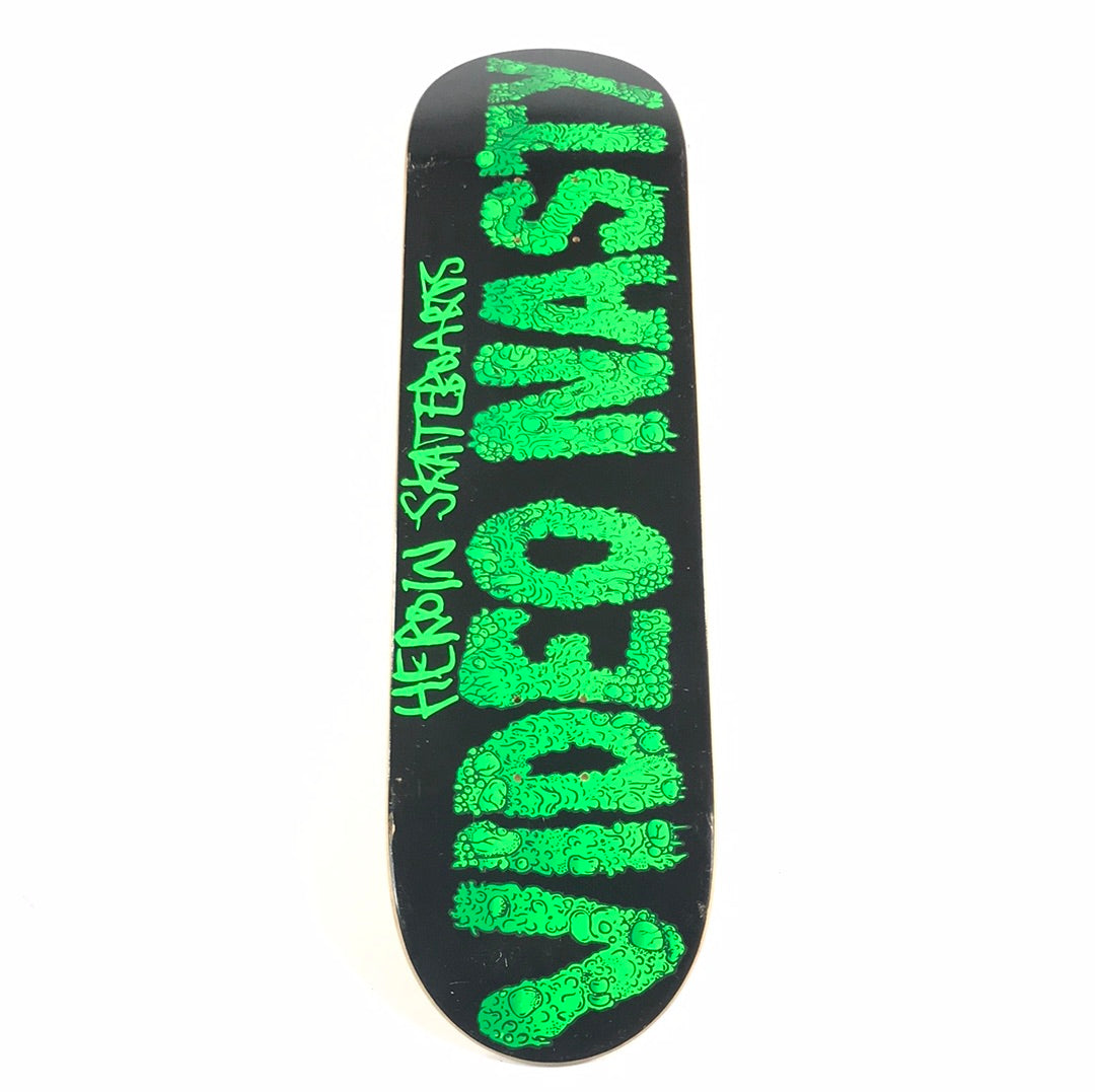 Heroin Video Nasty Black/Green 8.1 Skateboard Deck