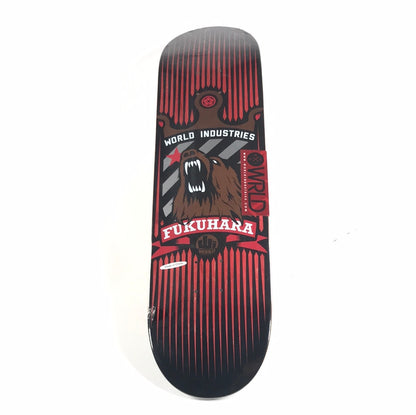 World Industries Derek Fukuhara Bear Red 8.0'' Skateboard Deck
