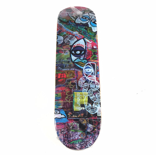 Crimson Street Art 8" Skateboard Deck