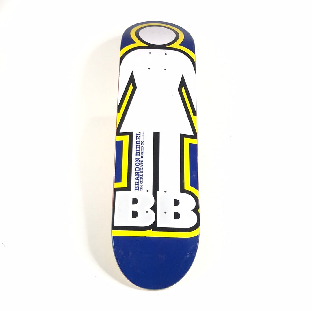 Girl Brandon Biebel BB Multi 7 7/8 Skateboard Deck