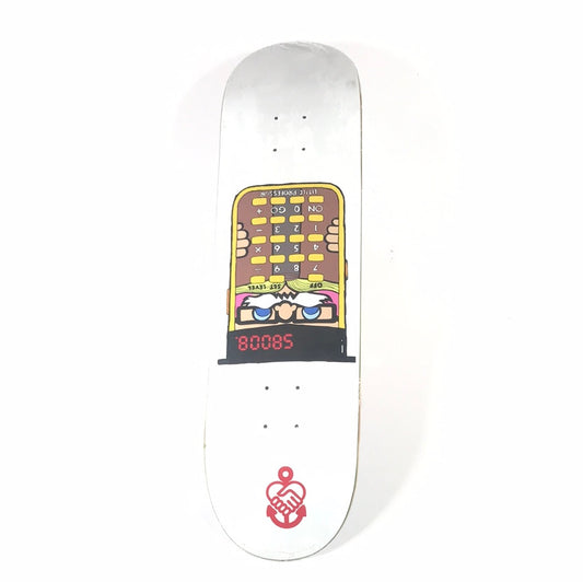 The Friend Ship Little Professor White 8.125 Skateboard Deck