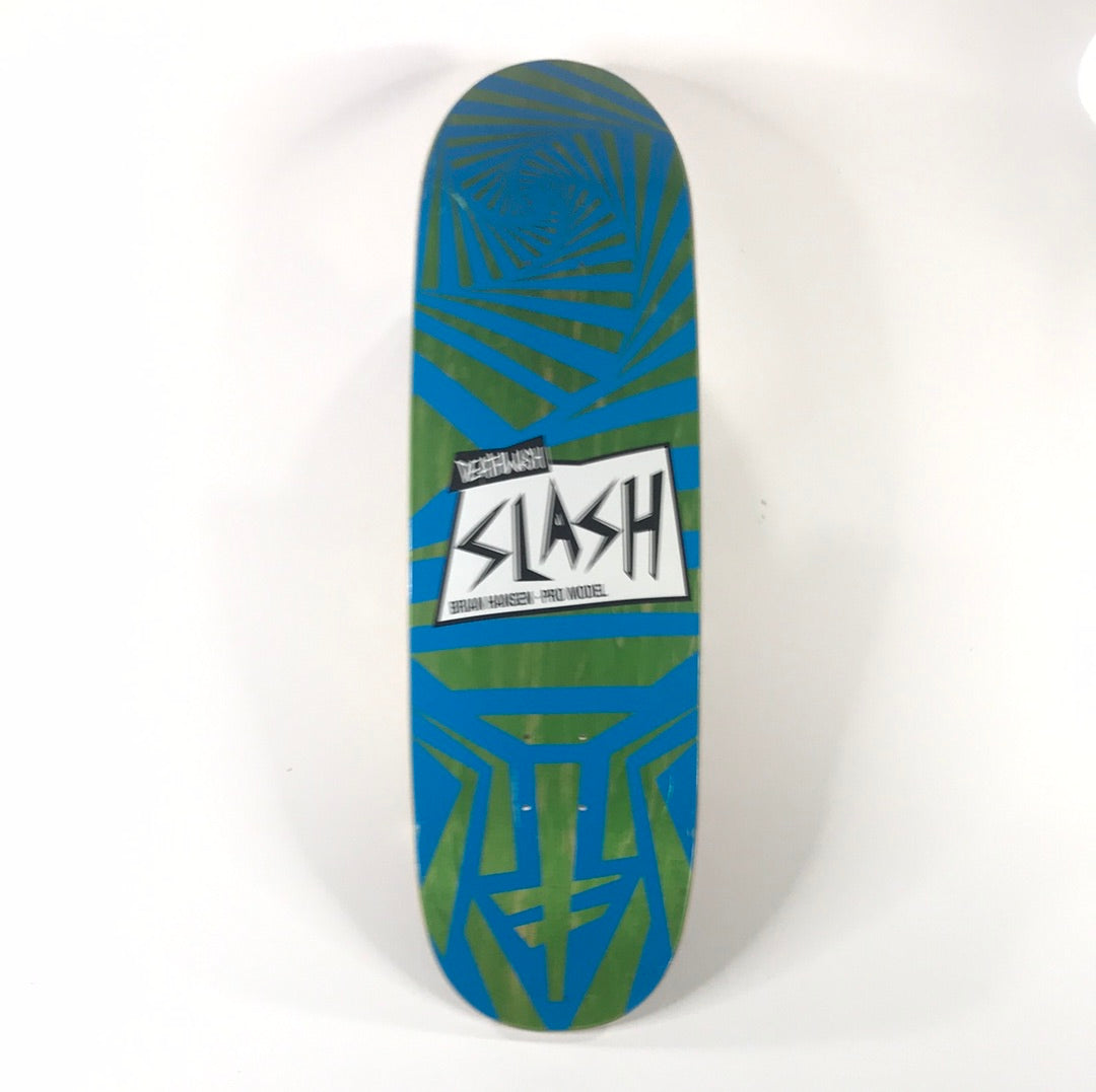 Deathwish Brian Slash Hansen Pro Model Green 8.75 Skateboard deck