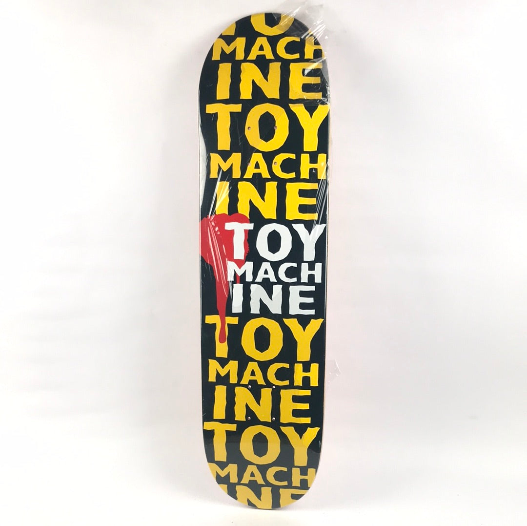 Toy Machine Blood Stain Green/Yellow 8.25" Skateboard Deck