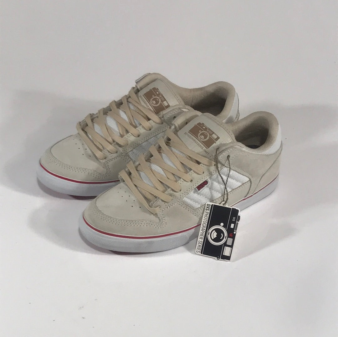 DVS Munition CT Swift Photo White Suede Shoes Size 10