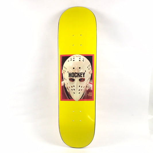 Hockey Team War On Ice Eyes With Out A Face Yellow 8.5'' Skateboard Deck