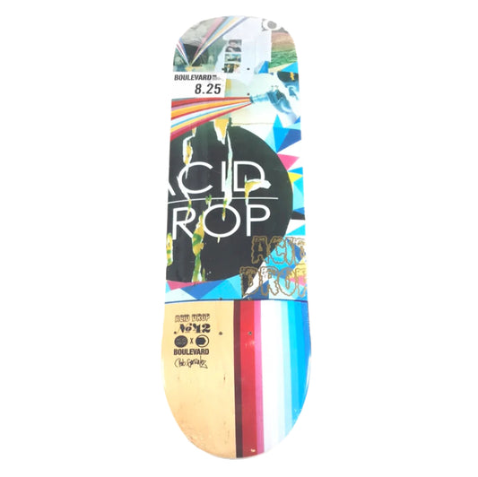 Boulevard Team Acid Drop Multi Size 8.25'' Skateboard Deck