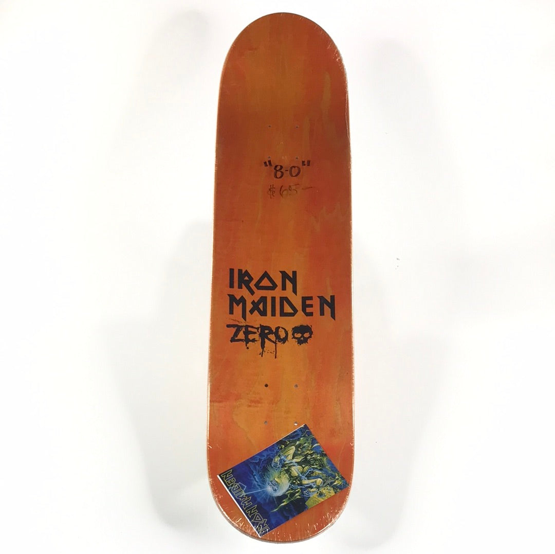 Zero Iron Maiden Live After Death Blue 8.0 Skateboard Deck