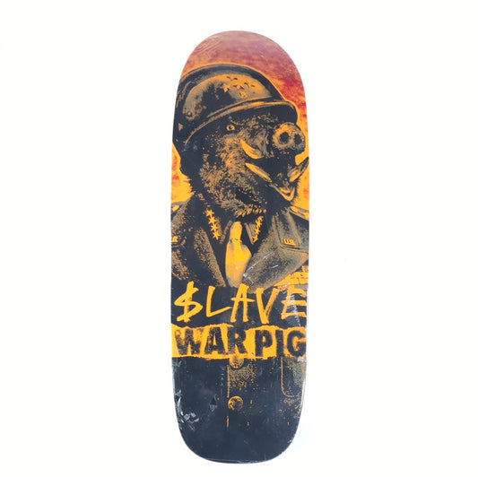 Slave War Pig Orange 9.5 Skateboard Deck
