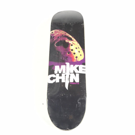 Tribute Mike Chin Jason Hockey Mask Black 8.0 Skateboard Decak