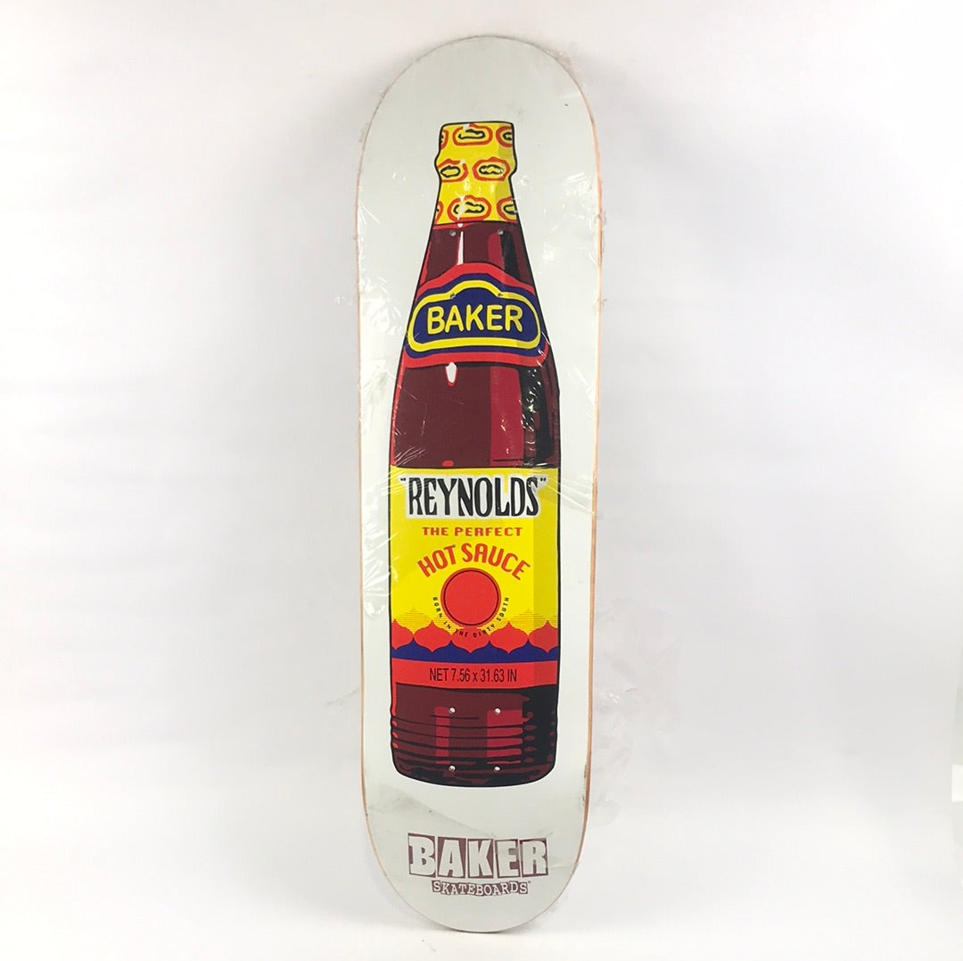 Baker Andrew Reynolds Hot Sauce Red/White 8.4" Skateboard Deck