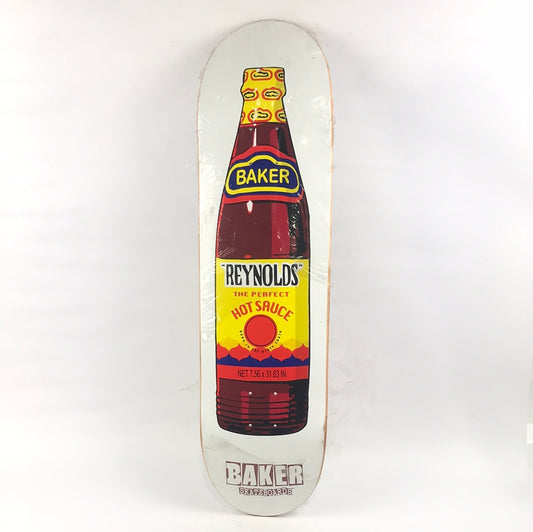 Baker Andrew Reynolds Hot Sauce Red/White 8.4" Skateboard Deck