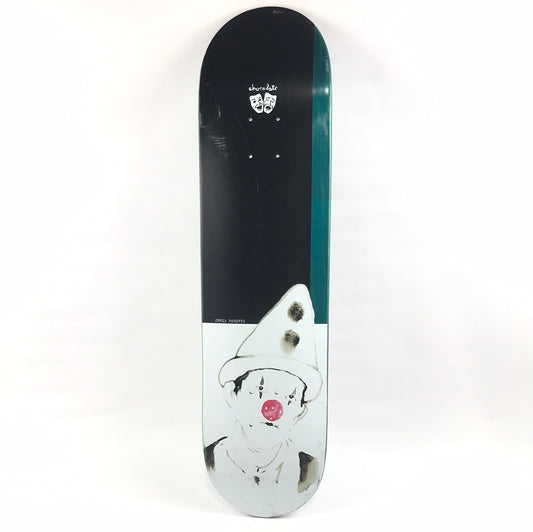 Chocolate Chris Roberts Pagliacci Clown Black/White 8" Skateboard Deck 2017