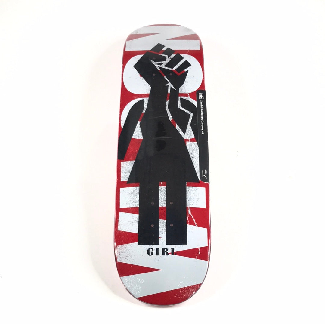 Girl Jeron Wilson Power Red/White/Black 8.25" Skateboard Deck
