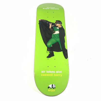 Enjoi Caswell Berry Sir Tokes Alot Green 8.25" Skateboard Deck