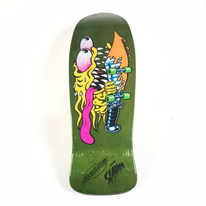 Santa Cruz Keith Meek Slasher Green Reissue 10.1'' Skateboard Deck 2012 Reissue