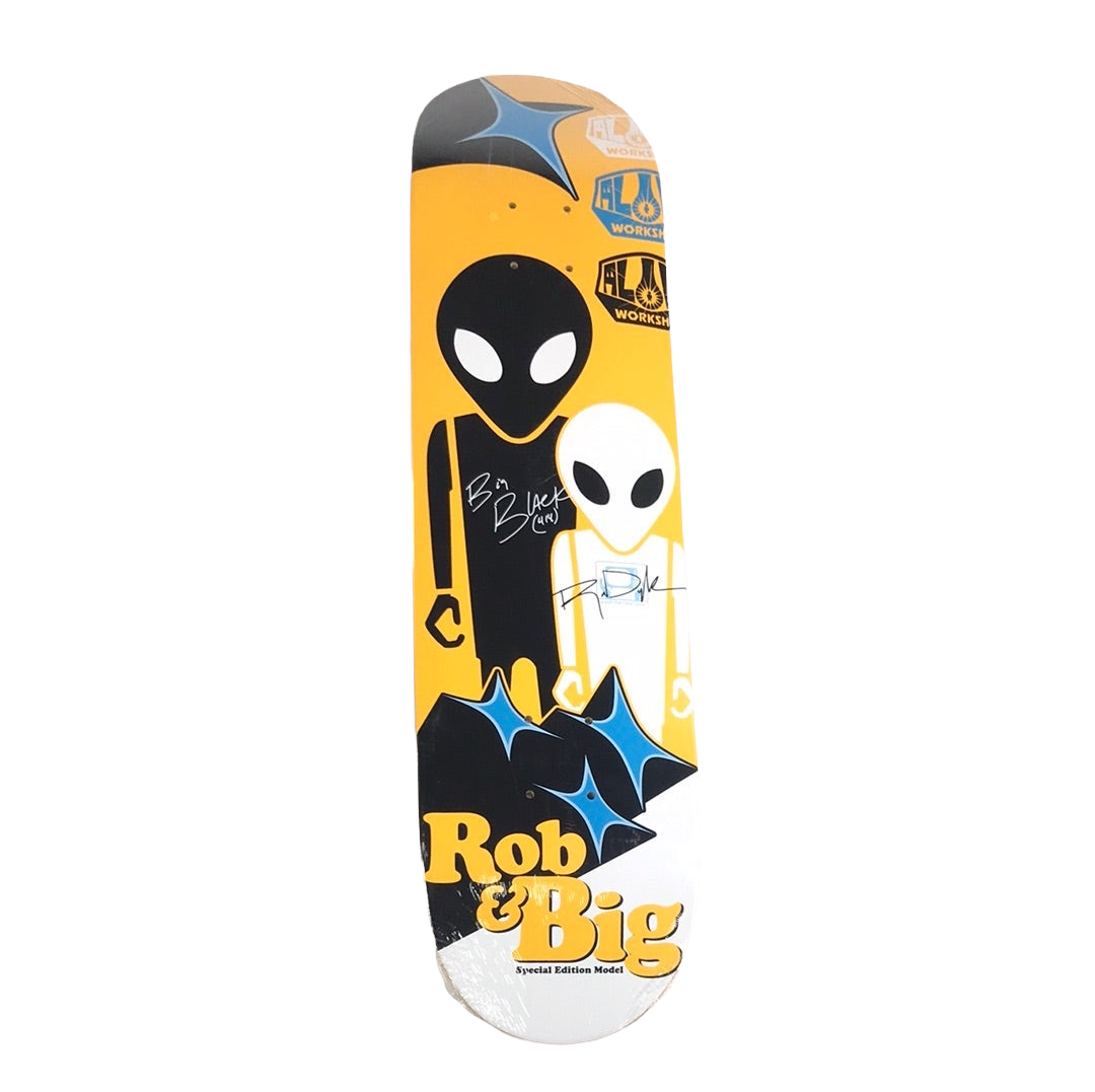 Alien Workshop Skateboard Deck - Rob Dyrdek & Big Black - Special Edition Model 7.75