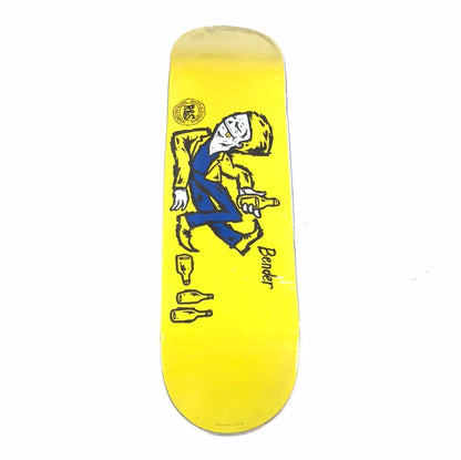 Roger Team Neil Blender Coffee Break Bender Spoof Yellow Size 8.25'' Vintage NOS Deck