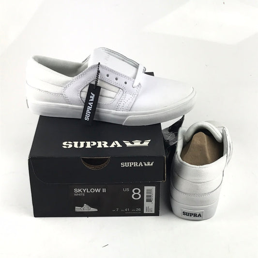 Supra Skylow II White US Mens Size 8