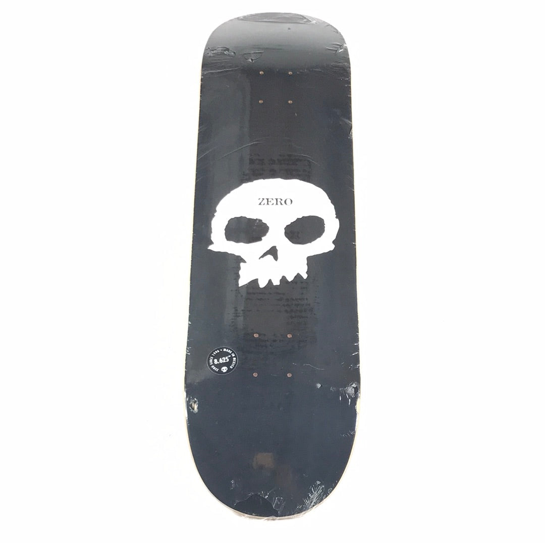 Zero Team Skull Black 8.625 Skateboard Deck