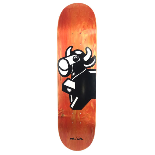 Milk Team Cow Orange 8.5'' Vintage NOS Deck