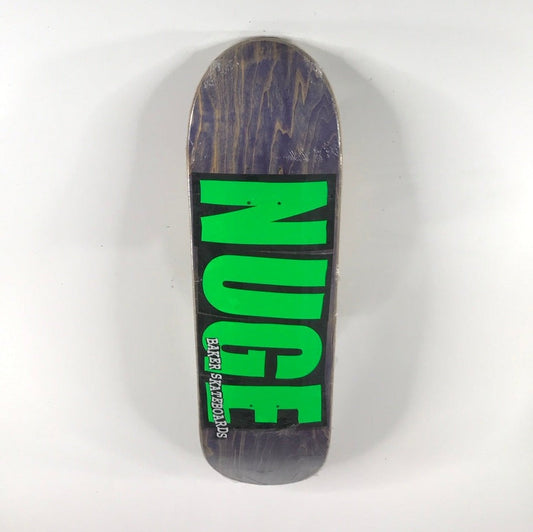 Baker Nuge Brand Logo Green 8.25 Skateboard Deck