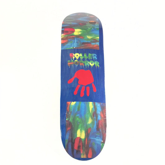 Roller Horror Team Bloody Hand Slap Blue 8.5 Skateboard deck