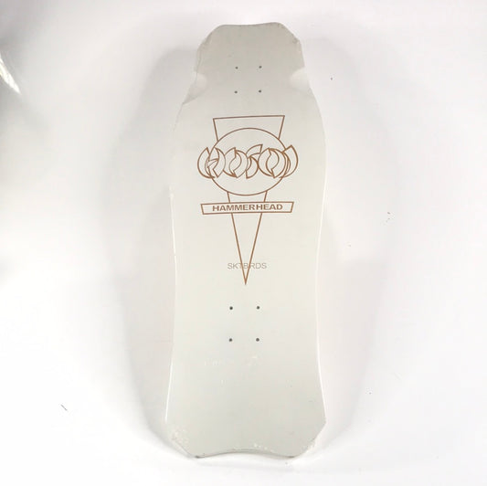 Hosoi Team Hammerhead White 10'' Skateboard Deck