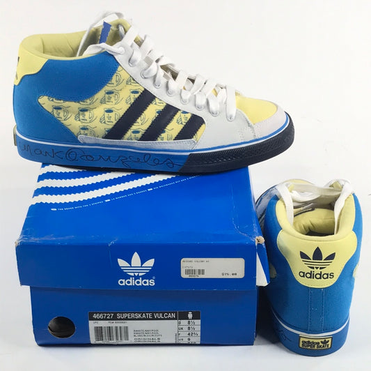 Adidas Skate Superskate Mark Gonzales Vulcan RWHITE/NNY/POOL 466727 US Mens Size 8.5