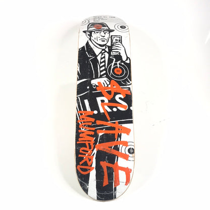 Slave Matt Mumford Target Black/White/Orange 7.9'' Skateboard Deck 2009