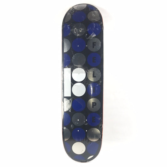 Plan B Felipe Gustavo Dots Black/Blue/White 8.3'' Skateboard Deck