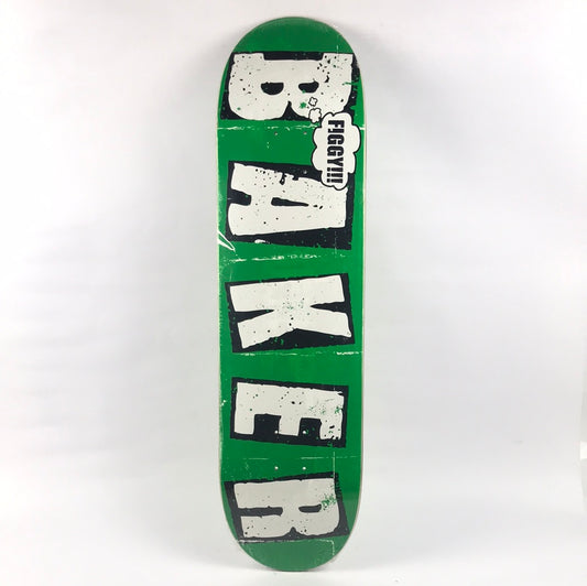 Baker Justin Figuero Classic Letters Green 8.38" Skateboard Deck