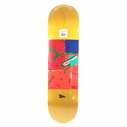 Primitive Franky Villani Outsider Art Yellow 8.38'' Skateboard Deck