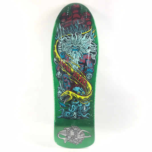 Santa Cruz Jason Jessee Poseidon Emerald Green 10.2'' Skateboard Deck 2017 Reissue dp