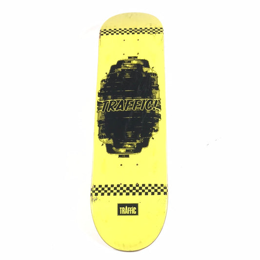 Traffic New York Taxi Black/Yellow 7.6" Skateboard Deck