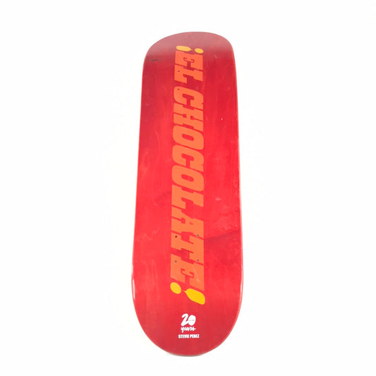 Chocolate Stevie Perez El Chocolate Red 8.25 Skateboard deck