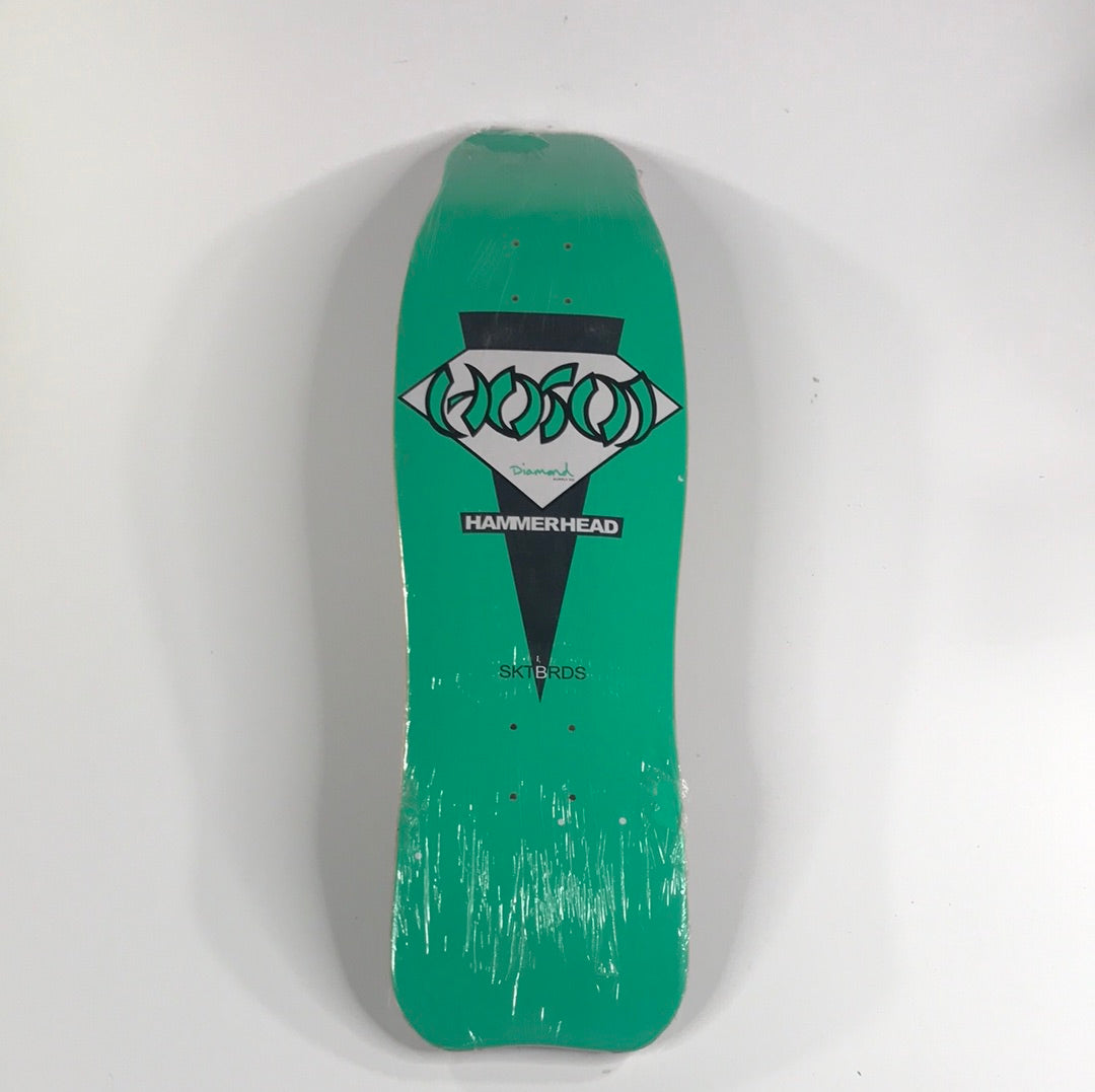 Hosoi Hosoi/Diamond Hammerhead Teal 9.0 Skateboard Deck