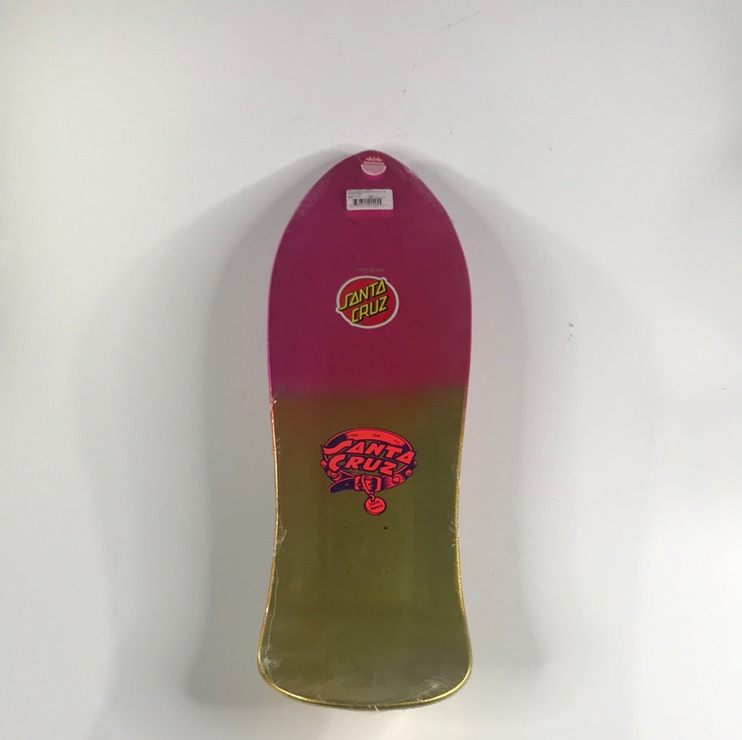 Santa Cruz Eric Dressen Pup Pink/Gold 9.5 Vintage NOS Reissue Deck