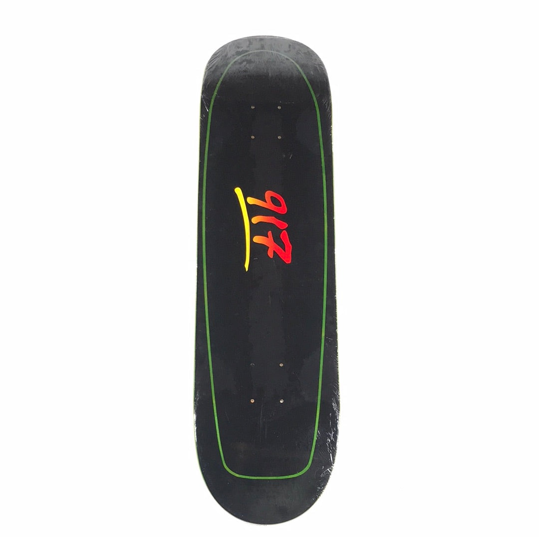 917 Team Skateboard Deck - Alva Cutaway Black - 8.25