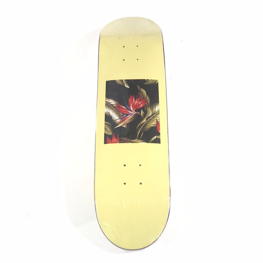 Bianca Chandon Bird of Paradise Flower Cream 8.0 Skateboard Deck