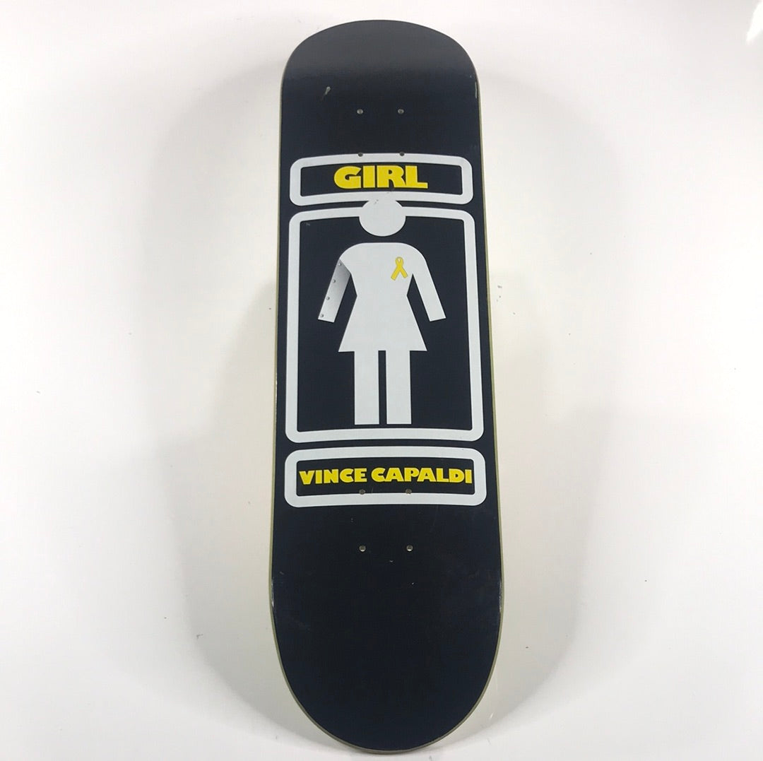 Girl Vince Capaldi Ribbon Black 8.0 Skateboard Deck