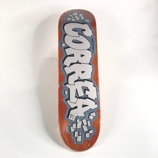 Weston Correa Throw up Piece Orange 8.125 Skateboard Deck